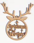 personalised christmas wreath