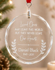 Christmas memorial ornament