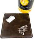 personalised coaster, personalised bottle opener