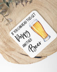 personalised coaster, beer coaster