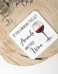 wine coaster, personalised coaster