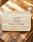 personalised custom design chopping board