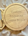 custom design engraved cheese board