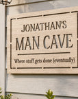 custom man cave sign