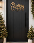 personalised xmas sign