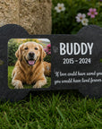 dog burial plaque
