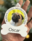 Personalised Dog Memorial Ornament