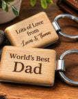 personalised engraved keyring