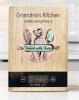 printed kitchen scales