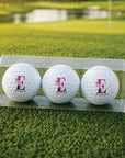 Monogram Set of Three Personalised Golf Balls
