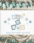 baby shower guest book, its a boy guest book