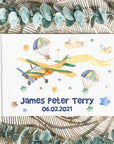 christening guest book, personalised aby book