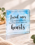 glass memorial plaque