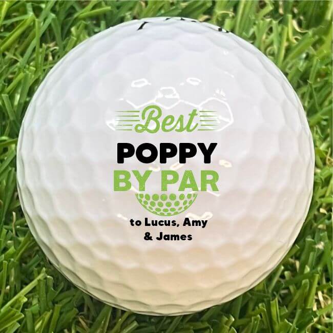 personalised golf balls