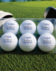 Heartbeat Personalised Golf Balls - Set of Three