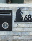 house number sign