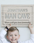 man cave sign