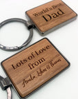 personalised key ring