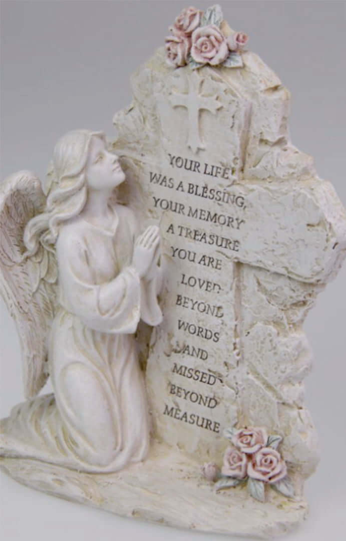 memorial angle statue, memorial gift