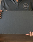 large 300 x 200mm slate garden plaque