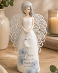 moon and back angel