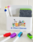 personalised teacher gift, magnetic whiteboard pen holder