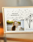 personalised wooden memorial keepsake box with photo