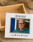 memorial keepsake box with photo