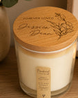 personalised memorial candle