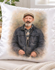 memorial photo pillow