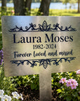 memorial engraved garden marker