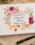memorial signing book