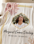 memorial blanket keepsake