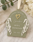 memorial ornament 3d wings