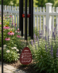 condolence gift, personalised windchimes