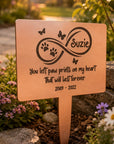 pet memorial garden sign