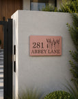 3d address sign
