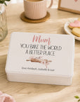 personalised cookie tin for mum