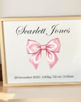 personalised baby keepsake box with name