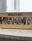 Mummy photo block, personalised mothers day gift