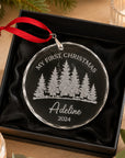 baby's 1st christmas ornament