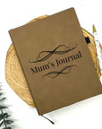 personalised leather book, mothers day gift