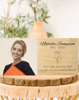 Memorial Plaque, Sympathy Gift Personalised memorial photo block