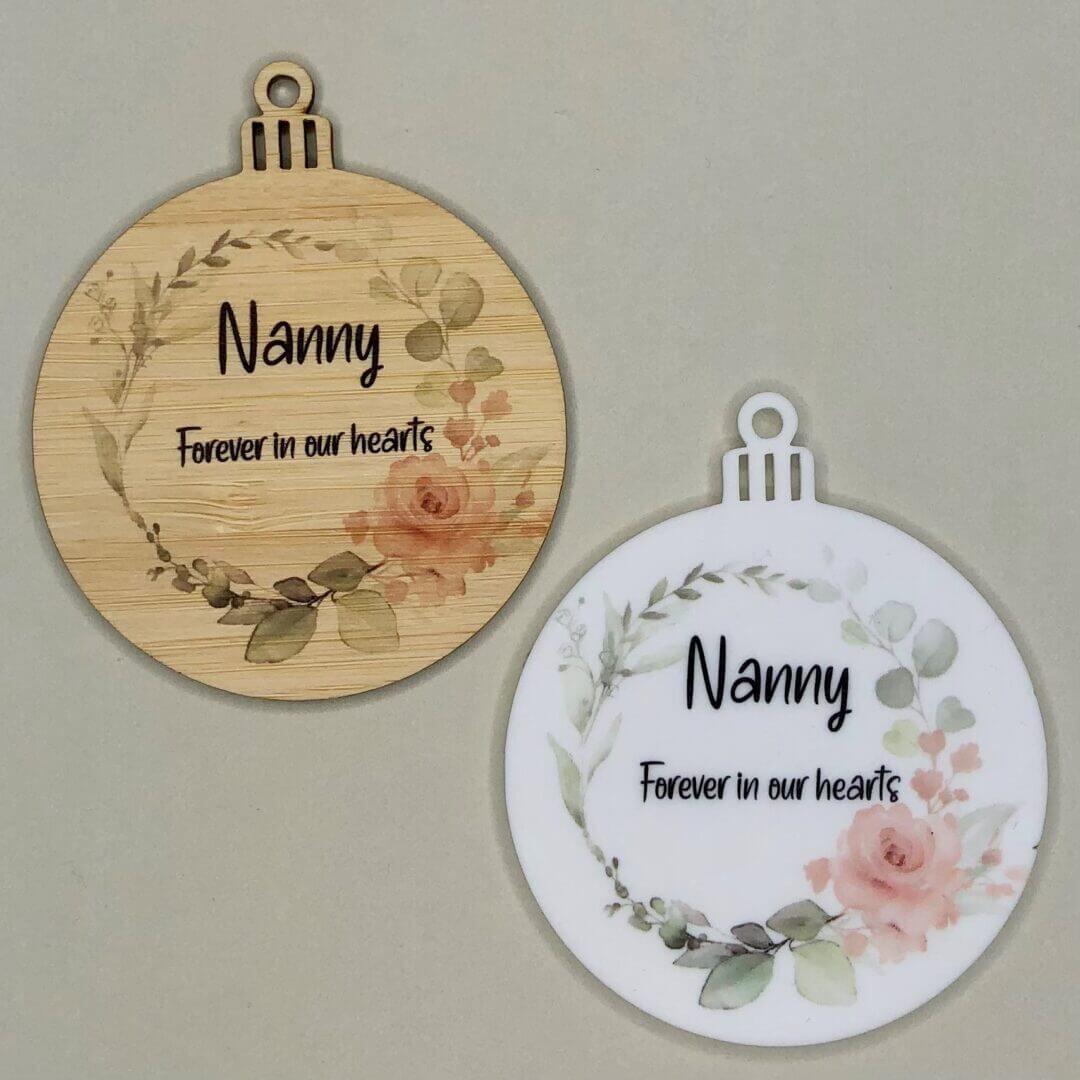 Personalised ornament