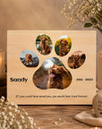 dog memorial photo gift