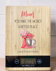 personalised kitchen scales