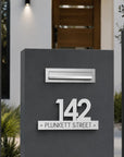 custom house number sign