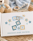 boy baby shower guestbook