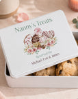 personalised biscuit tin for mothers day