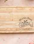 Worlds Best - Engraved Wooden Chopping Board